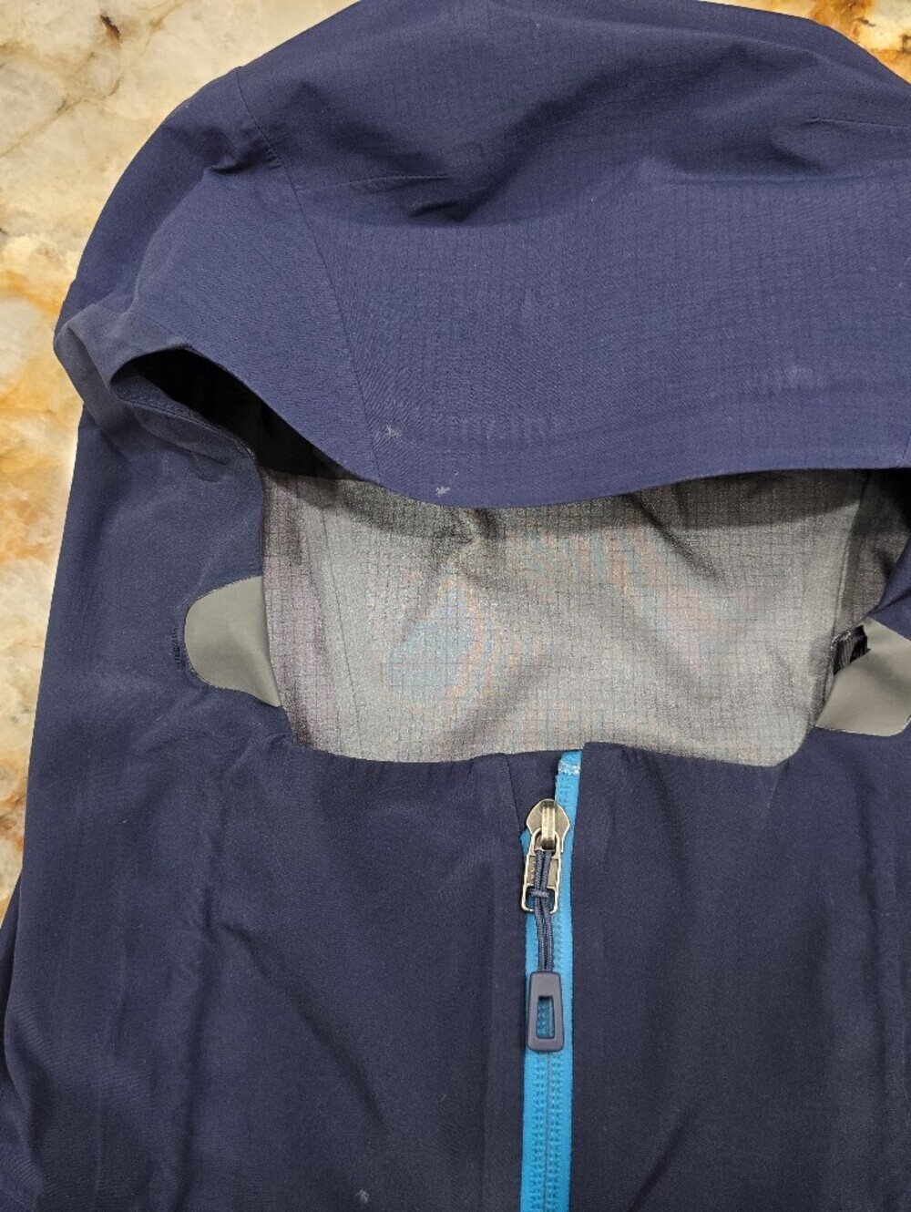 Patagonia Super Alpine Jacket- Men's Navy Blue/Grecian Blue-x-Small - Picture 3 of 9